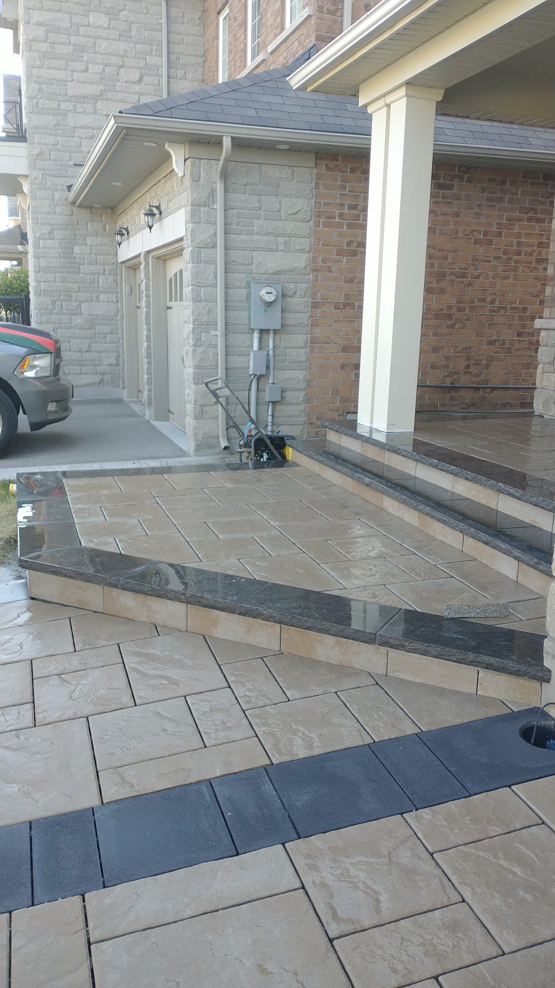 Patio stone contractor Hamilton region ICPI installation