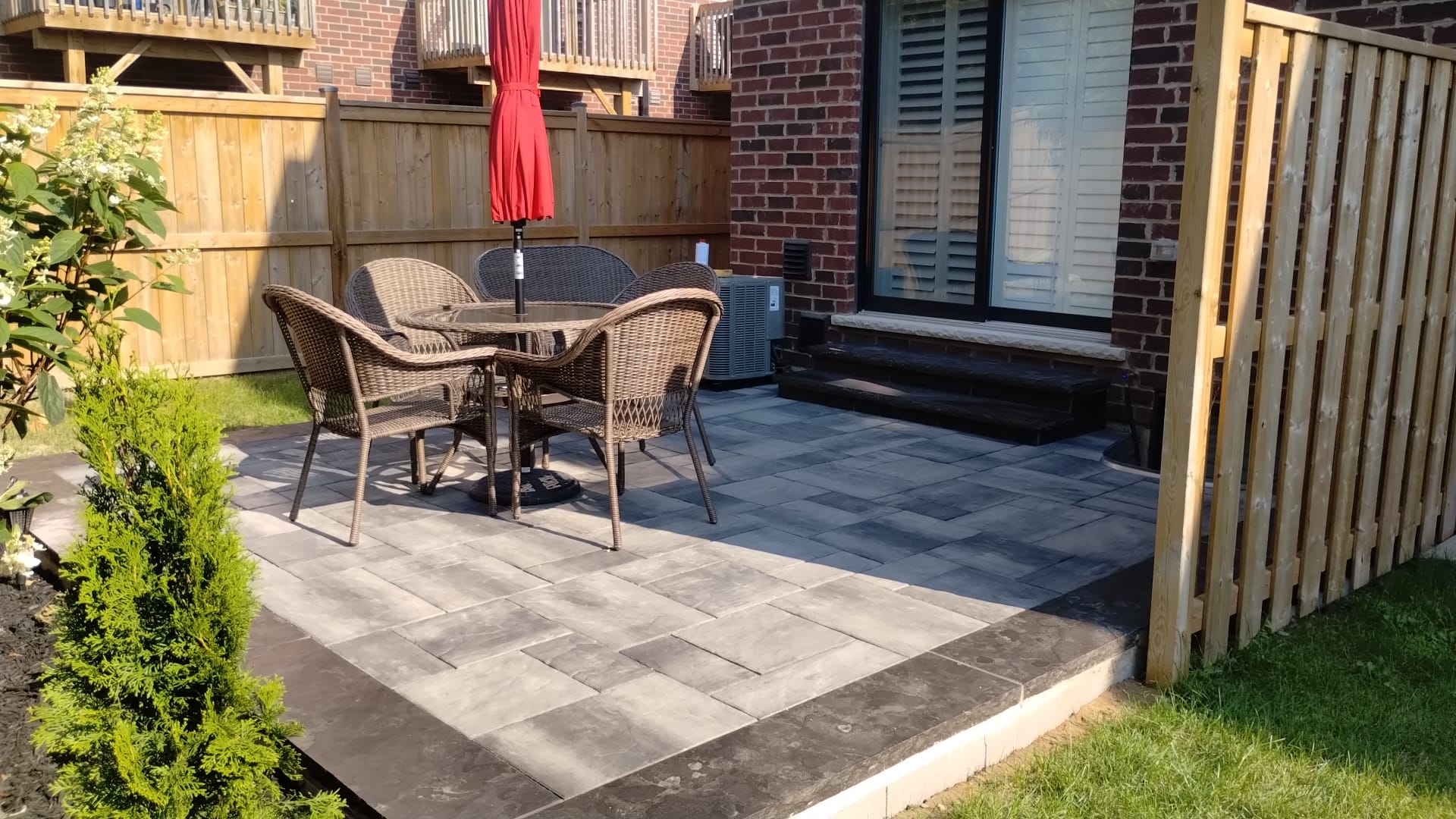 Concrete paver driveway and patio Stoney Creek Waterdown